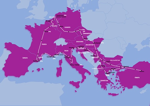 2024 Otobüsle Büyük Avrupa Turu - MAXI - 1 (5 Temmuz 2024-23 Temmuz 2024)
